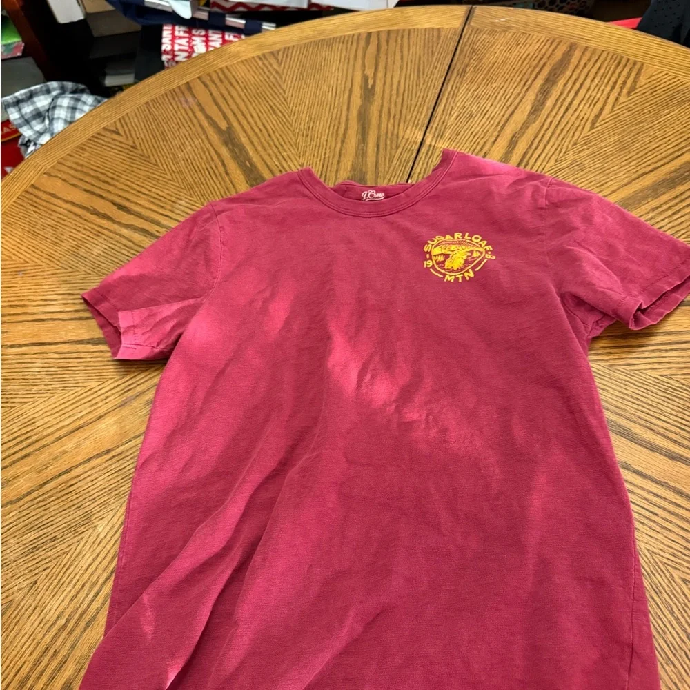 J. Crew Red Cotton T-Shirt